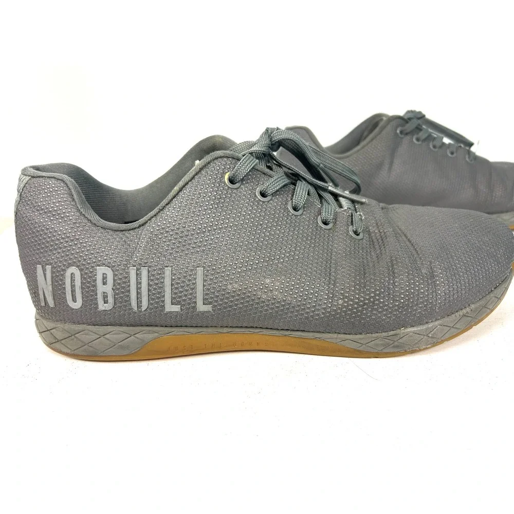 NOBULL Trainers Dark Grey Gum Sole‎ CrossFit Training Sneakers Men's US 13